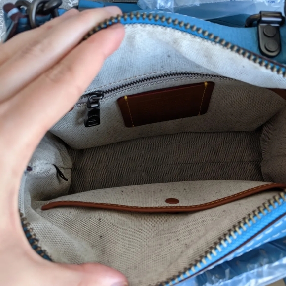 💙 Coach Chambray Suede Rogue 25 💙 - Picture 10 of 10